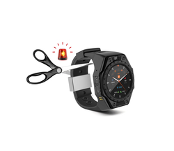 4G gps locator watch that is lockable and tamper proof  prisoner tracking bracelet