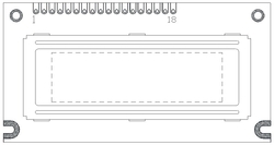 Monochrome LCM Graphic Type  PLG1203BW from PALM TECHNOLOGY CO., LTD.