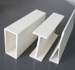 Fiberglass support beam for roof/floor support structures