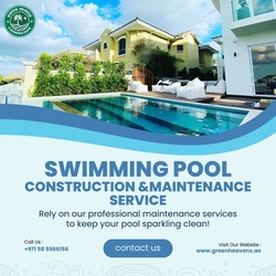 SWIMMING POOL CONTRACTORS INSTALLATION AND MAINTENANCE from GREEN HEAVEN LANDSCAPE