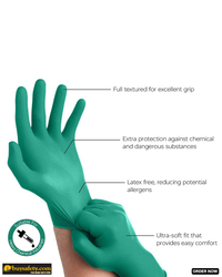 Gloves - Powder-Free & Durable Protection for Industrial Use in UAE from CHEMTOUGH