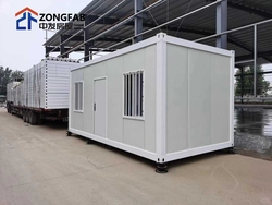 Low Cost Easier and Cheaper Prefabricated Prefab Container Homes House for Outdoor Camp Office from SHANDONG ZONGFAB MODULAR HOMES