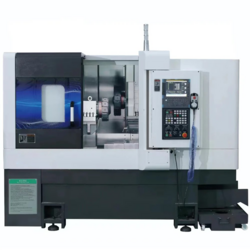 BT8D06 High Precise Slant Bed CNC Turning-Milling Lathe With Double Spindle and Double Power Turret