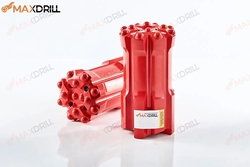 Maxdrill High Quality Hot Sale Rock Tools T38 89mm 14 Tips Drop Center Retrac Skirt Thread Button Bit for Bench and Long Hole Drilling - T38 Drill Bit and Tophammer