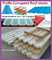 Metal ROOFING SHEET color coated suppliers in UAE/ ...