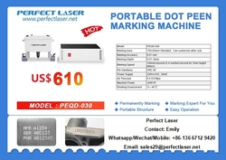 Vin number Chassis Handheld Metal Dot Peen Marking Engraving Machine from PERFECT LASER (WUHAN) CO., LTD