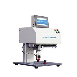 LCD control 190x120mm Flat Metal nameplate Dot Peen Marking Engraving Machine from PERFECT LASER (WUHAN) CO., LTD