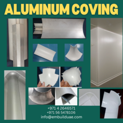 PVC Coving and Aluminum Coving for cleanrooms and cold rooms