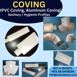 PVC Coving and Aluminum Coving for cleanrooms and cold rooms