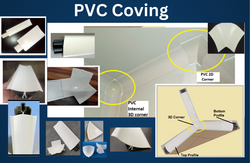 PVC Coving and Aluminum Coving for cleanrooms and cold rooms