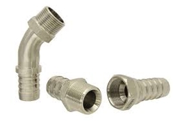 Barbed Fittings from FERRO FITTINGS AND ALLOYS