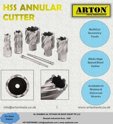 ARTON HSS ANNULAR CUTTER from AL SHAMAH AL FETHIAH W.SHOP EQUIP. TR LLC / ASAF