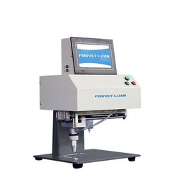 PEQD-210E LCD control 190x120mm Flat Metal nameplate Dot Peen Marking Engraving Machine