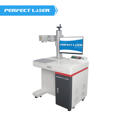 PEDB-400D 20w Floor type Metal fiber laser engraver with computer and table