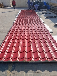 Tile design roof sandwich panels / Tile profile PU roof panels