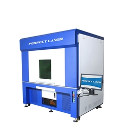 PEDB-9060 300w 900x600mm safety closed large size fiber laser engraver for metal and plastic