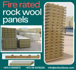 FIRE RATED panels / sandwich panels fire rated / Fire resistant insulated panels from EMBUILD MATERIALS LLC.