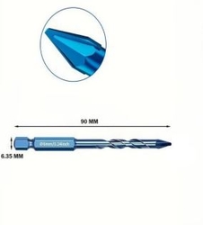 ARTON eccentric carbide twist drill bit