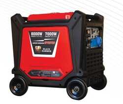 Black Hammer Single Phase Inverter Portable Petrol Generator - Bh8000i