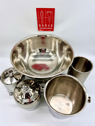 Buckets, Stands & Ice Tongs 