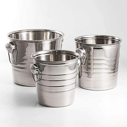 Buckets, Stands & Ice Tongs 