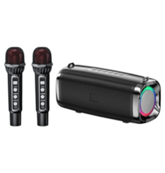 Portable RGB Bluetooth Speaker with Microphones