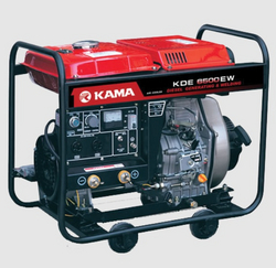 KAMA KDE6500EW DIESEL PORTABLE WELDING GENERATOR 