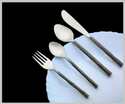 CUTLERY Brown Wood Cutlery  Set  from SKANDA INTERNATIONAL FZ LLE