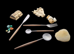 CUTLERY - WOOD CUTLERY SET