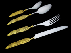 CUTLERY  Golden Leaf Cutlery  Set