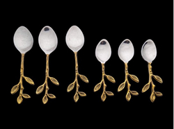 CUTLERY - LEAF SPOON SET from SKANDA INTERNATIONAL FZ LLE