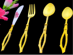 CUTLERY  Tree Bark Pattern  Cutlery Set 