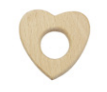 Baby Teether-Heart-B