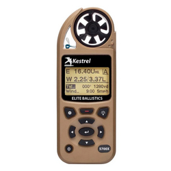 Kestrel 5700X Elite Weather Meter With Applied Ballistics with LiNK (Tan)