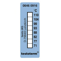 Testoterm : Thermometer Strip (77°C to 110°C) - 10 Strips