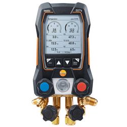 Testo 557s Smart Digital Manifold with Wireless Vacuum and Clamp Temperature Probes