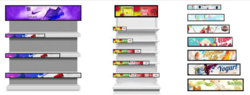 Bar Screen Stretched Strip LCD Display
