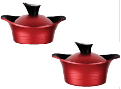 AMETIST COLLECTION DEEP POT- Size: 18 to 28 cm, Red color