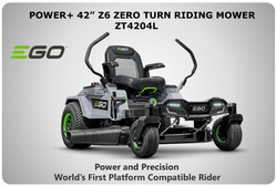 RIDE ON MOWER EGO POWER ZT4204L