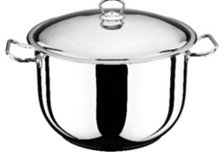 MERKUR COLLECTION -Classic Deep Stainless Steel Cooking Pot from SKANDA INTERNATIONAL FZ LLE