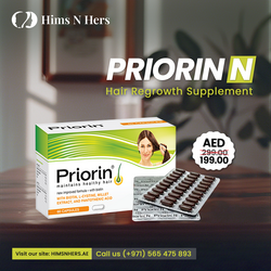 Priorin N Hair Growth Supplement with Biotin & Millet Extract - 60 Capsules