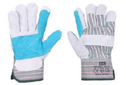 Double Palm Leather Gloves from SKANDA INTERNATIONAL FZ LLE