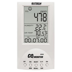 Extech CO220: Desktop Indoor Air Quality CO2 Monitor