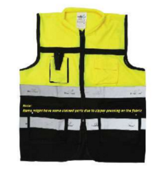 safety equipments & cloathing - Reflective Fabric Vest (with Staining Note) from SKANDA INTERNATIONAL FZ LLE