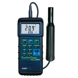 Extech 407510: Heavy Duty Dissolved Oxygen Meter with PC interface