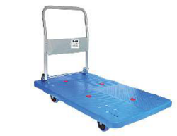 Plastic Hand Trolley with 5 Wheels from SKANDA INTERNATIONAL FZ LLE