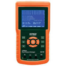 Extech 382100: 1200A 3-Phase Power Analyzer/Datalogger