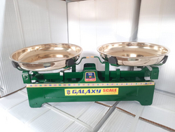 WEIGHING SCALE BOTH SIDE BRASS DISH  from GALAXY SCALE CO
