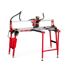 Rubi 56924 DL-125 1200 220-240V Mobile Head Cutter, 124cm Cutting Length, with Removable Water Tank from ADEX INTL