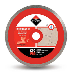 Rubi 30959 CPC-250-PRO 10 In. Continuous Diamond Saw Blade (250mm) - for Porcelain Tile Cutting from ADEX INTL